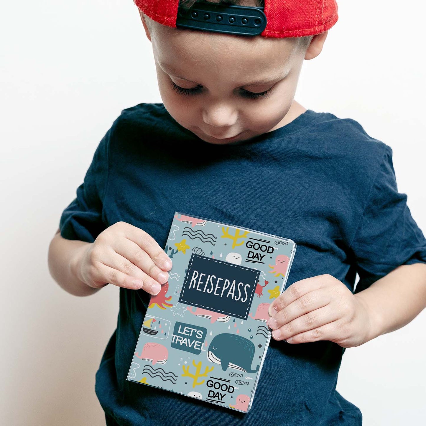 Ocean Reisepasshülle für Kinder