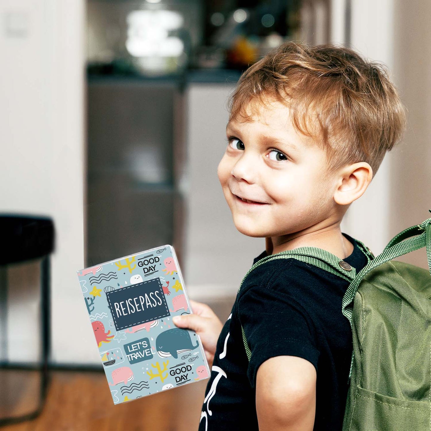 Ocean Reisepasshülle für Kinder
