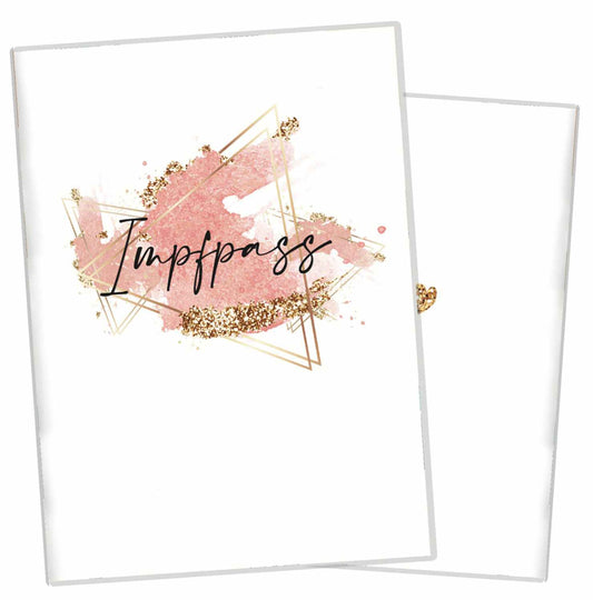 Glamour Splash Impfpasshülle für Erwachsene und Kinder