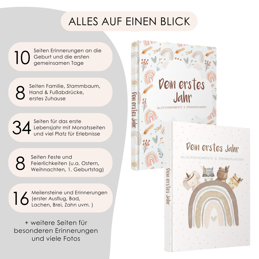 Boho Tiere Babyalbum