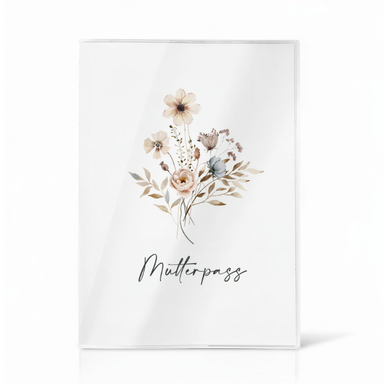 Blumenstrauß Mutterpasshülle Ohne Personalisierung