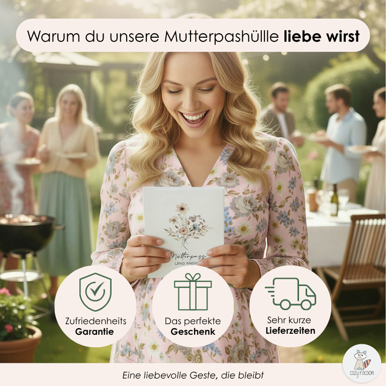 Blumenstrauß Mutterpasshülle Ohne Personalisierung