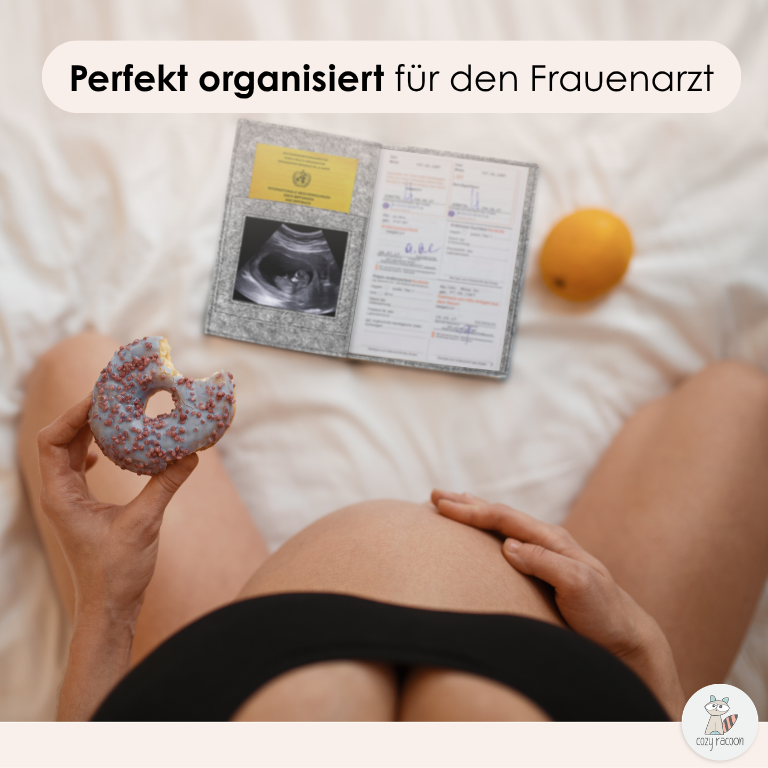 Kleines Wunder Mutterpasshülle aus Filz Ohne Personalisierung