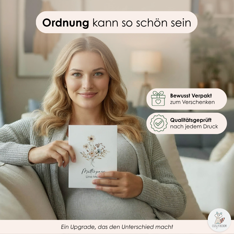 Blumenstrauß Mutterpasshülle Ohne Personalisierung