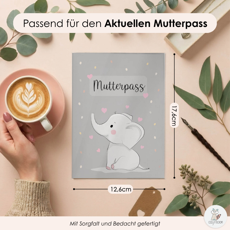 Elefant Mutterpasshülle Ohne Personalisierung