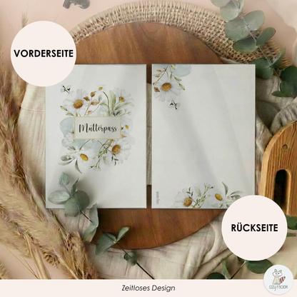 Gänseblümchen Aquarell Mutterpasshülle Ohne Personalisierung