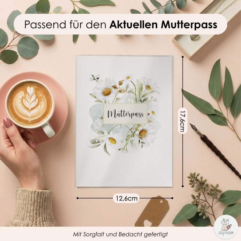 Gänseblümchen Aquarell Mutterpasshülle Ohne Personalisierung