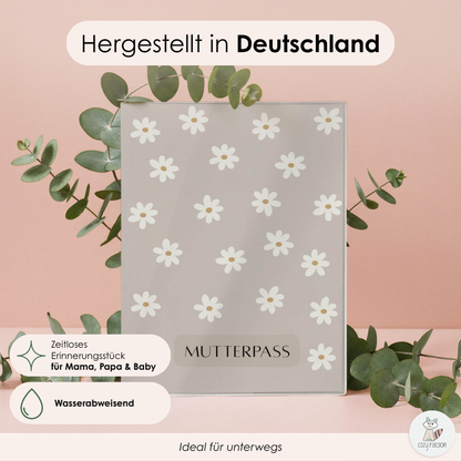 Gänseblümchen Beige Mutterpasshülle Ohne Personalisierung