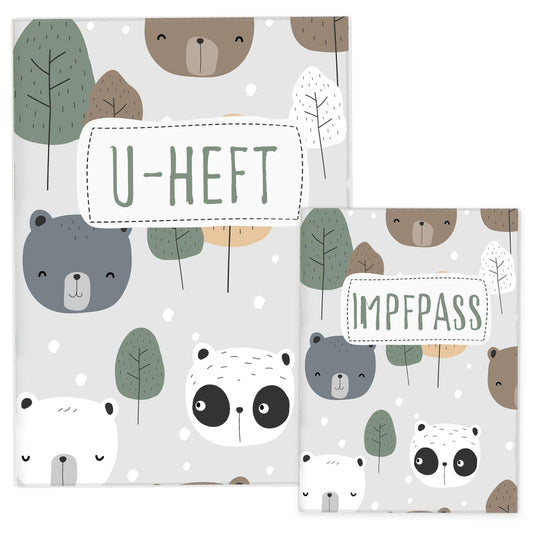 Bären U-Heft und Impfpasshülle Ohne Personalisierung