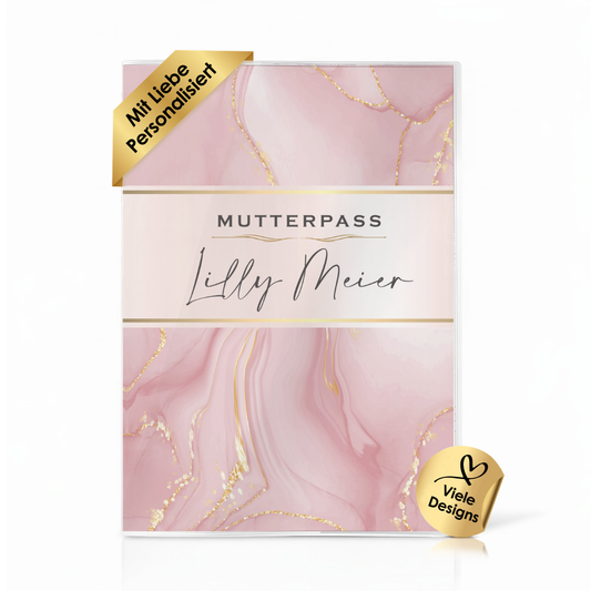 Glamour Splash Mutterpasshülle Mit Personalisierung