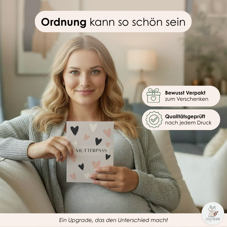 Herzen Mutterpasshülle Ohne Personalisierung