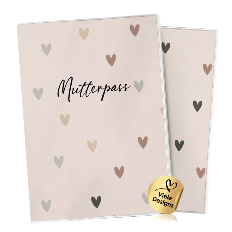Herzen Natural Mutterpasshülle Ohne Personalisierung