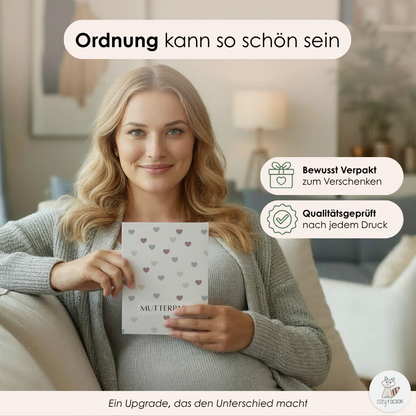 Kleine Herzchen Mutterpasshülle Ohne Personalisierung