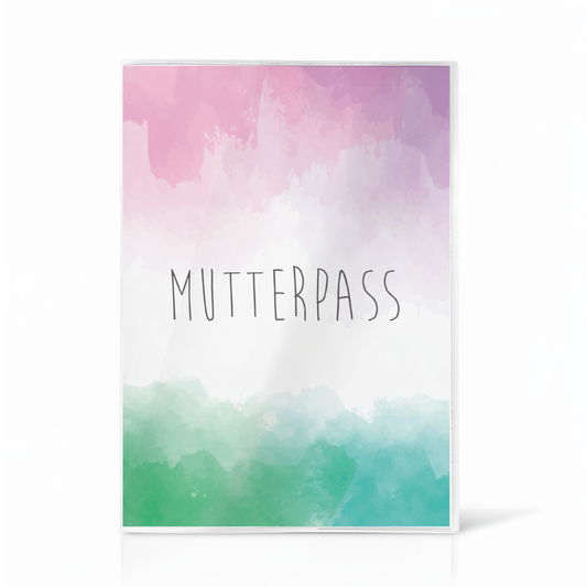 Watercolor 3 Mutterpasshülle Ohne Personalisierung