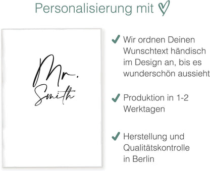 Mr. Reisepasshülle für Erwachsene und Kinder Mit Namen
