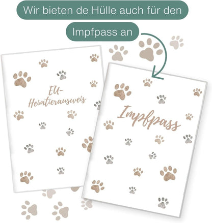 Pfote Beige Wilhelm Fell EU-Heimtierausweis für Tiere