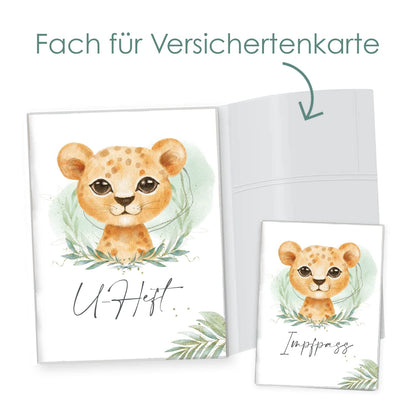 Löwen Junge U-Heft und Impfpasshülle Ohne Personalisierung