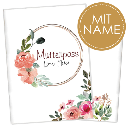 Blossom Love Mutterpasshülle Mit Personalisierung