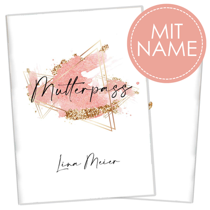 Glamour Splash Mutterpasshülle Mit Personalisierung