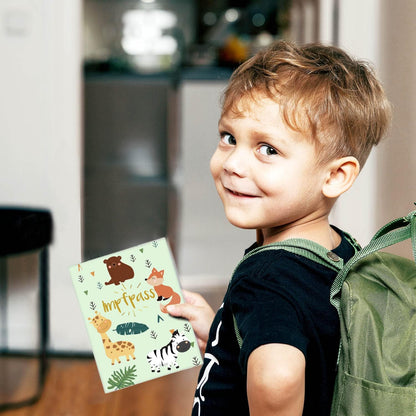 Zebra & Giraffe Impfpasshülle für Erwachsene und Kinder