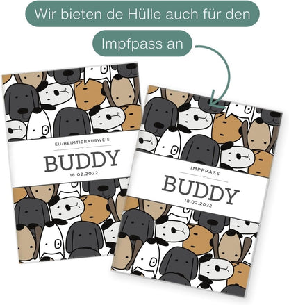 Buddy Wilhelm Fell EU-Heimtierausweis für Tiere Mit Namen