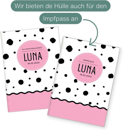 Luna Wilhelm Fell EU-Heimtierausweis für Tiere Mit Namen