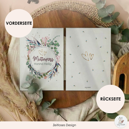 Flower Party Mutterpasshülle Mit Personalisierung