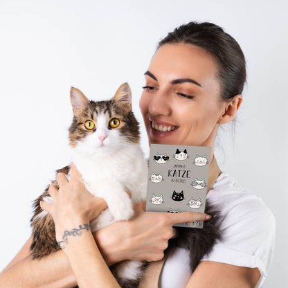 Katze Wilhelm Fell Impfpasshülle für Tiere Mit Namen