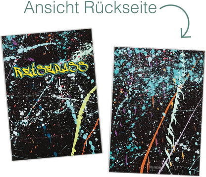 Graffiti Reisepasshülle für Erwachsene und Kinder