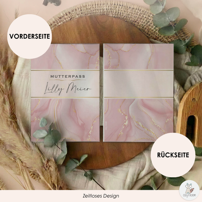 Glamour Splash Mutterpasshülle Mit Personalisierung