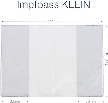 Dark Blue Impfpasshülle für Erwachsene und Kinder