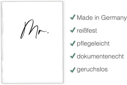 Mr. Reisepasshülle für Erwachsene und Kinder