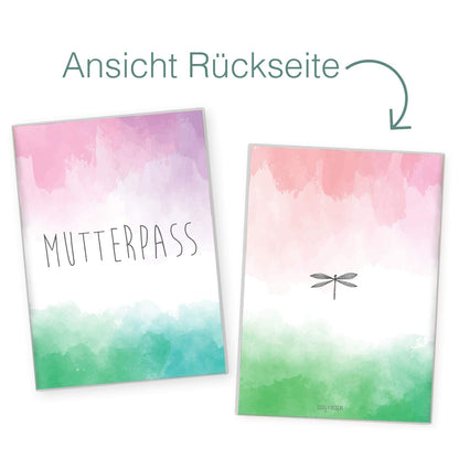 Watercolor 3 Mutterpasshülle Ohne Personalisierung