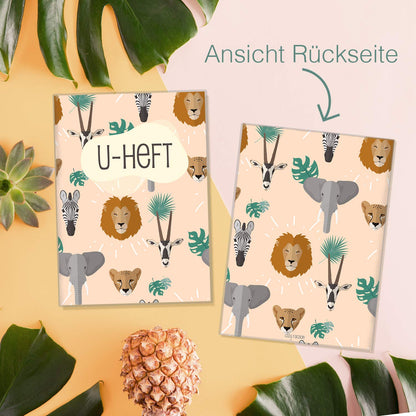 Safari U-Heft und Impfpasshülle Ohne Personalisierung