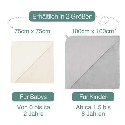 Hellblau Kinder Kapuzenhandtuch für Kleinkinder und Kinder