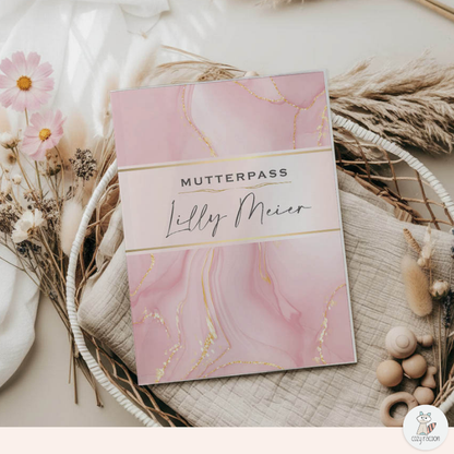 Glamour Splash Mutterpasshülle Mit Personalisierung