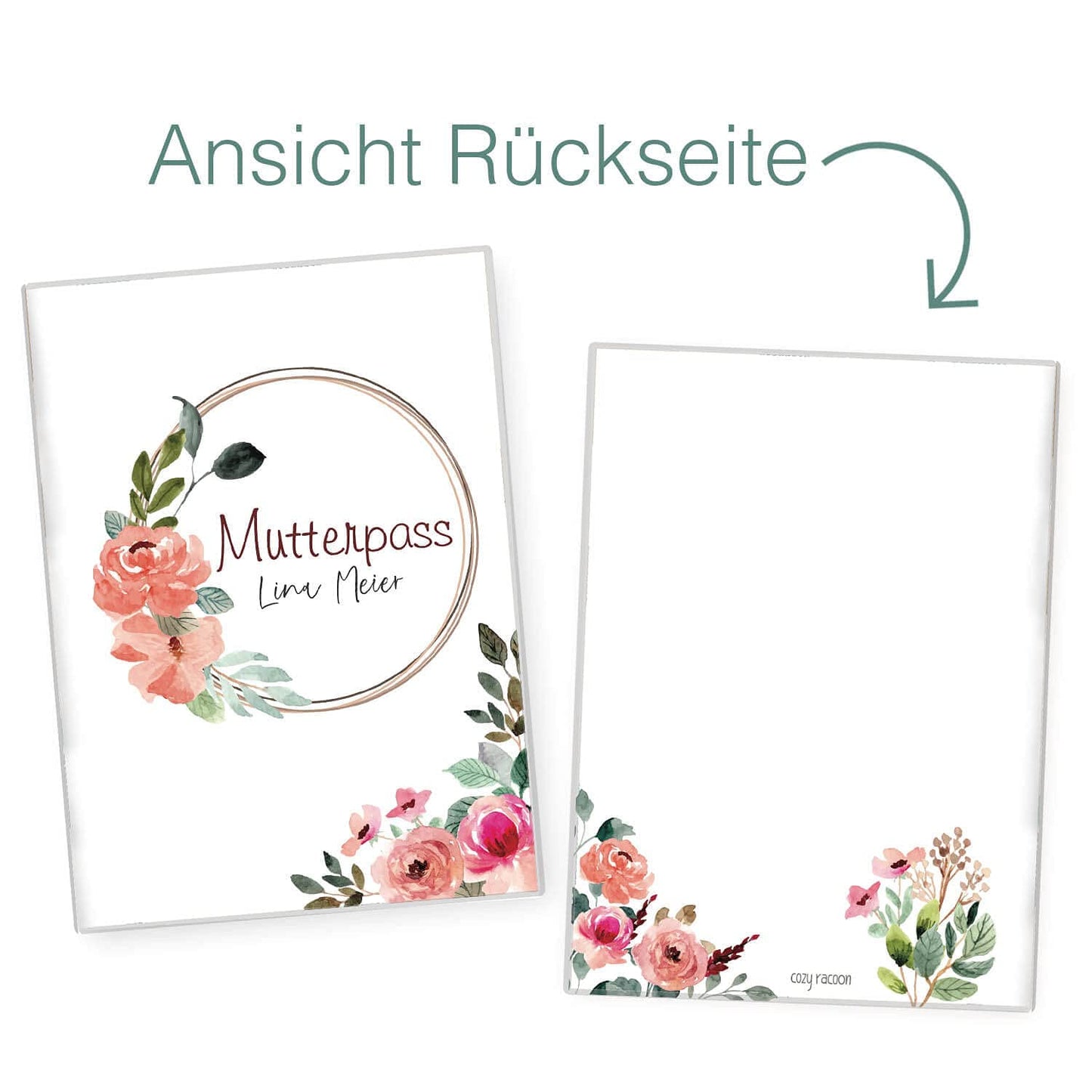 Blossom Love Mutterpasshülle Mit Personalisierung