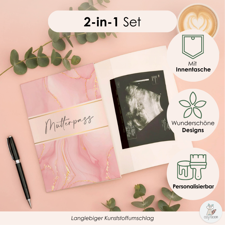Glamour Splash Mutterpasshülle Ohne Personalisierung