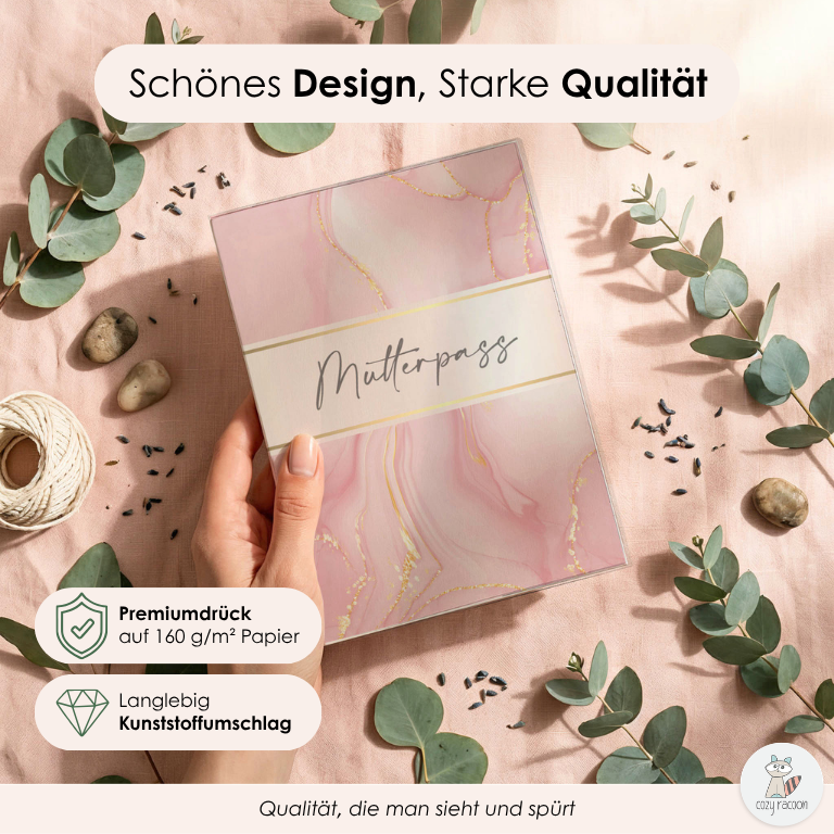Glamour Splash Mutterpasshülle Ohne Personalisierung
