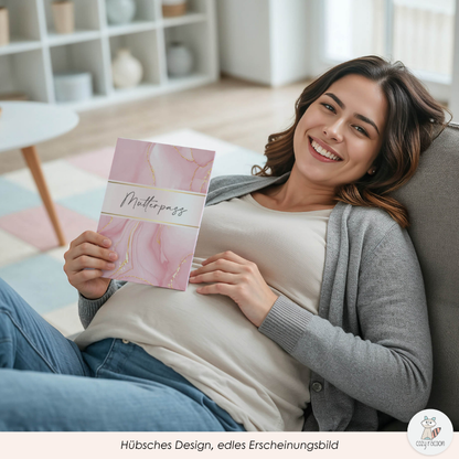Glamour Splash Mutterpasshülle Ohne Personalisierung