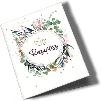Flower Party Reisepasshülle für Erwachsene und Kinder