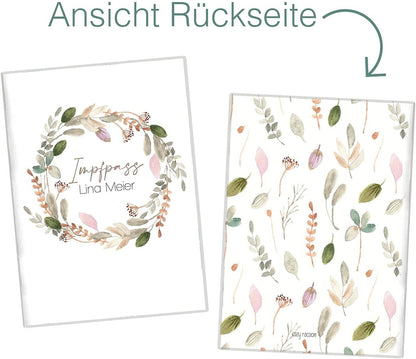 Country Breeze Personalisierbare Impfpasshülle für Erwachsene und Kinder