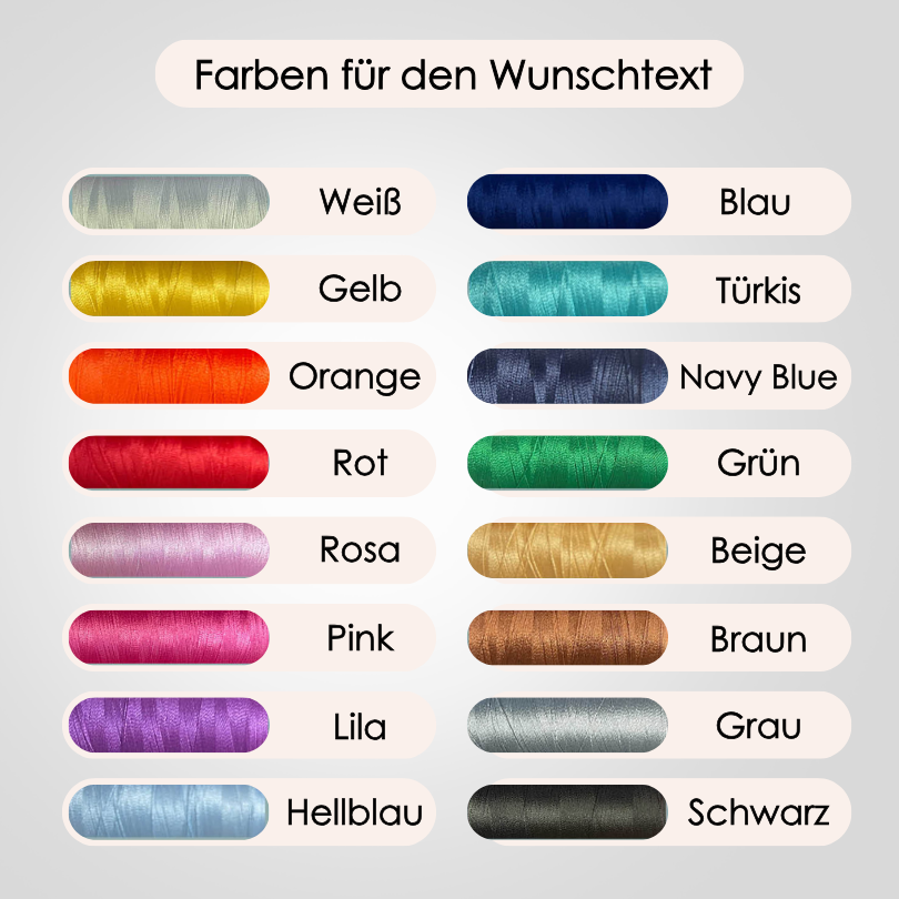 Regenbogen Blau U-Heft und Impfpasshülle aus Filz Mit Personalisierung