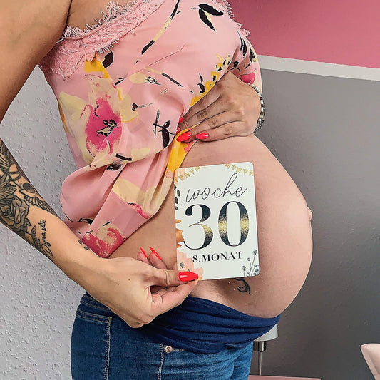 Glamour Splash 45 Meilensteinkarten für die Schwangerschaft