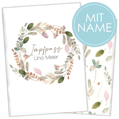 Country Breeze Personalisierbare Impfpasshülle für Erwachsene und Kinder