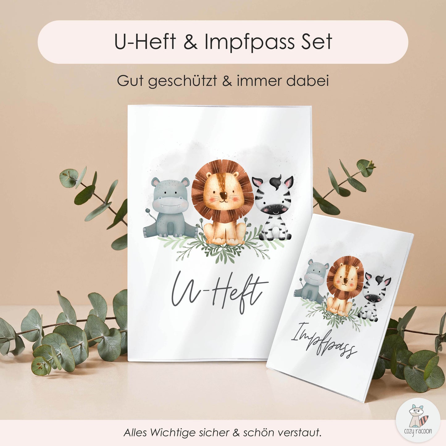 Wilde Freunde U-Heft und Impfpasshülle Ohne Personalisierung