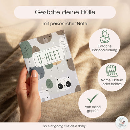 Bären U-Heft und Impfpasshülle Ohne Personalisierung