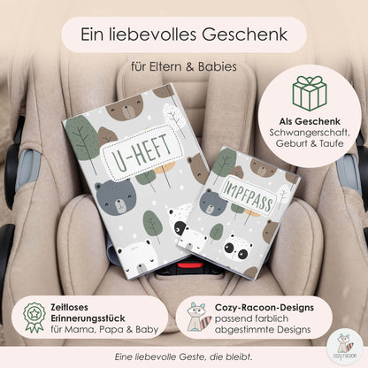 Bären U-Heft und Impfpasshülle Ohne Personalisierung