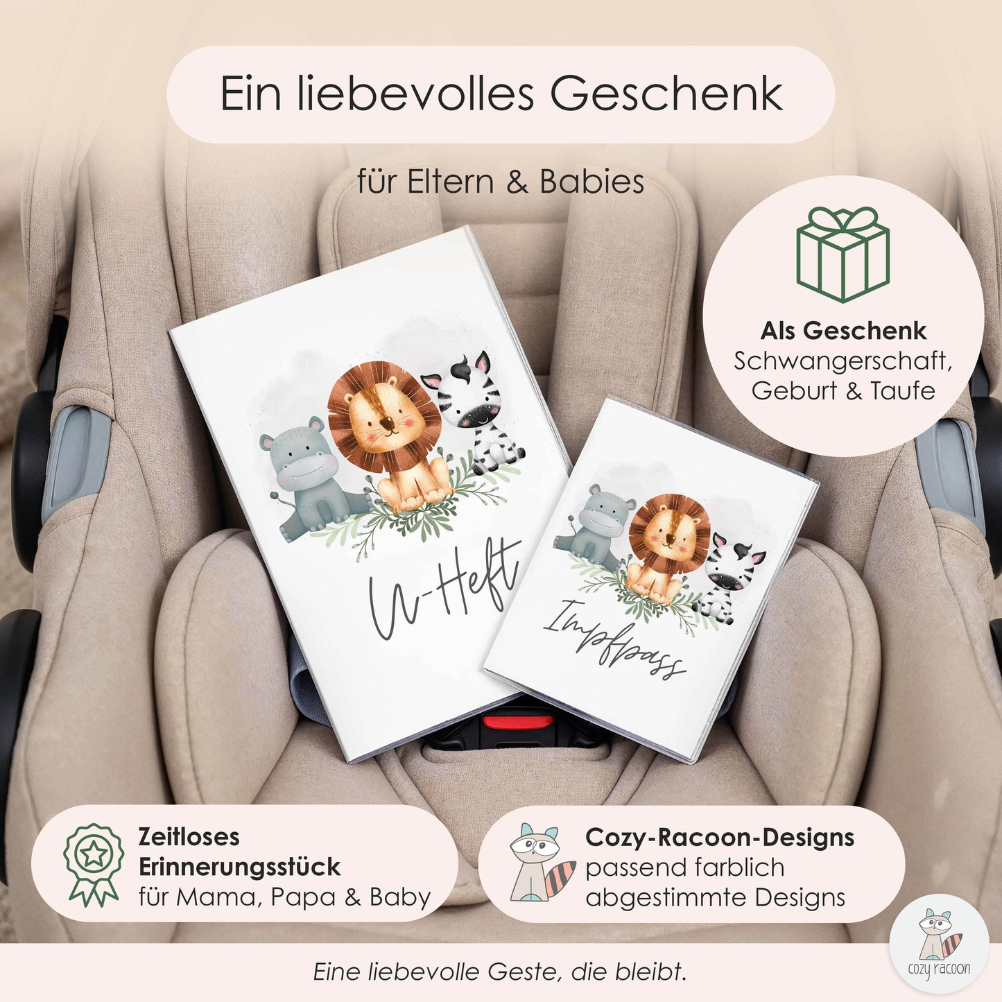 Wilde Freunde U-Heft und Impfpasshülle Ohne Personalisierung