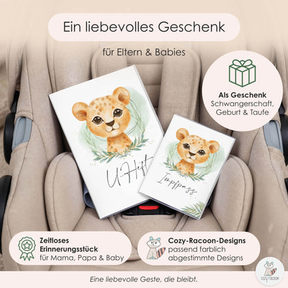 Löwen Junge U-Heft und Impfpasshülle Ohne Personalisierung